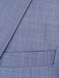 Napoli Mens 46L Blue V.B.C. 100% Wool Slim Fit 2 Piece Suit