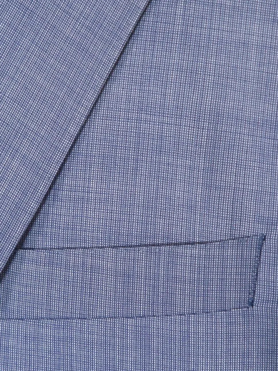 Napoli Mens 46L Blue V.B.C. 100% Wool Slim Fit 2 Piece Suit