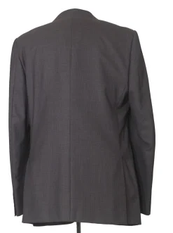 Napoli Mens 44L Brown Check Super 150s 100% Wool Slim Fit 2 Piece Suit