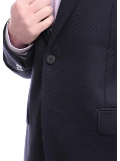Napoli Slim Fit Blue Twill Half Canvassed Loro Piana Wool Blazer Sportcoat