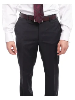 Napoli Slim Fit Subtle Navy Pinstripe Half Canvassed Marzotto Wool Suit