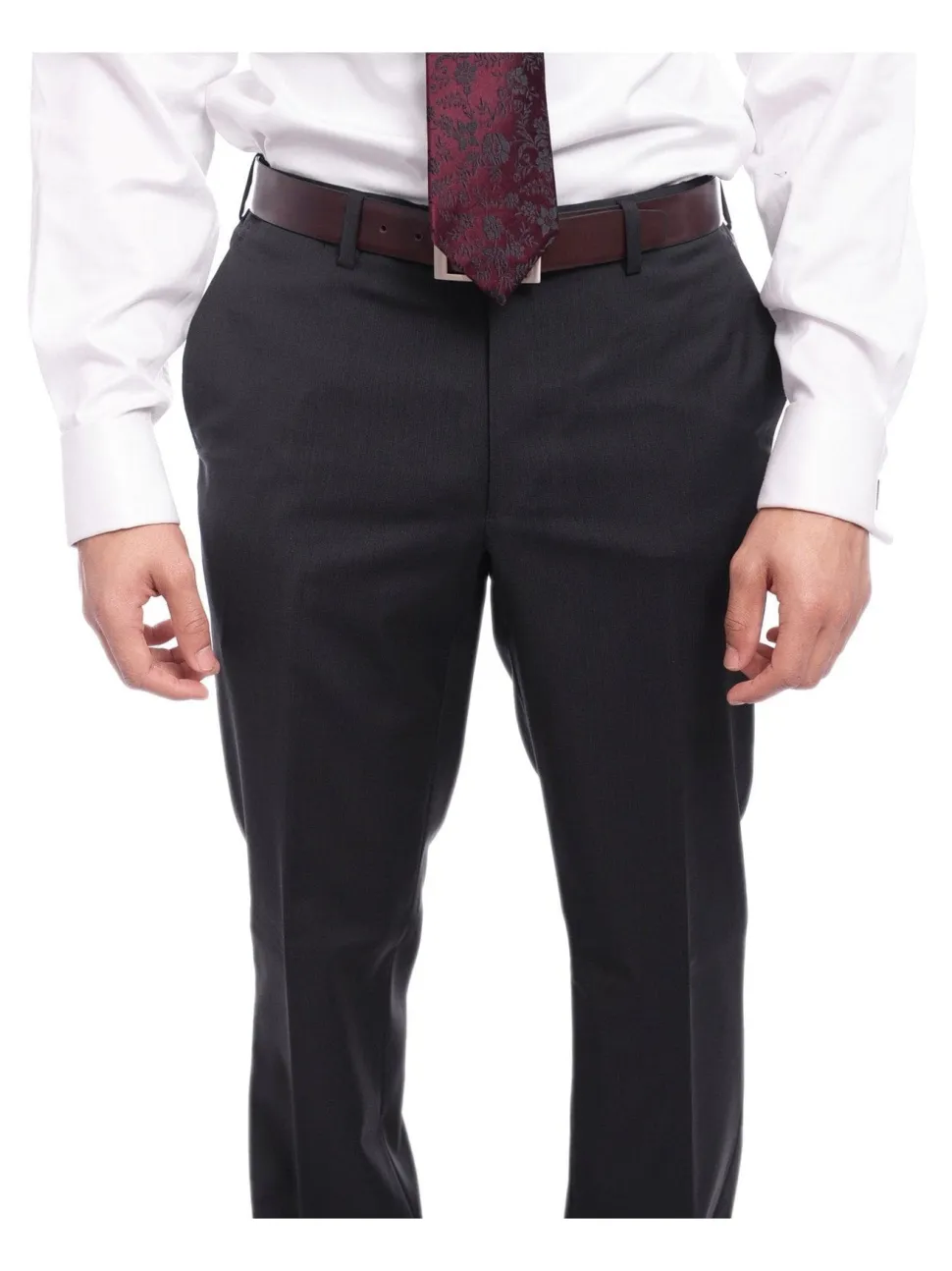 Napoli Slim Fit Subtle Navy Pinstripe Half Canvassed Marzotto Wool Suit