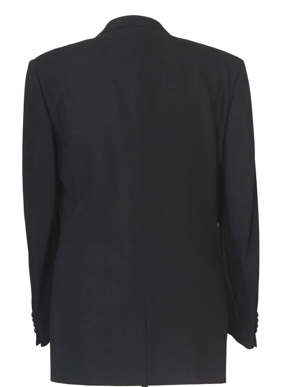 Pal Zileri Mens 40L Drop 8 Solid Black 100% Wool 2 Piece Tuxedo