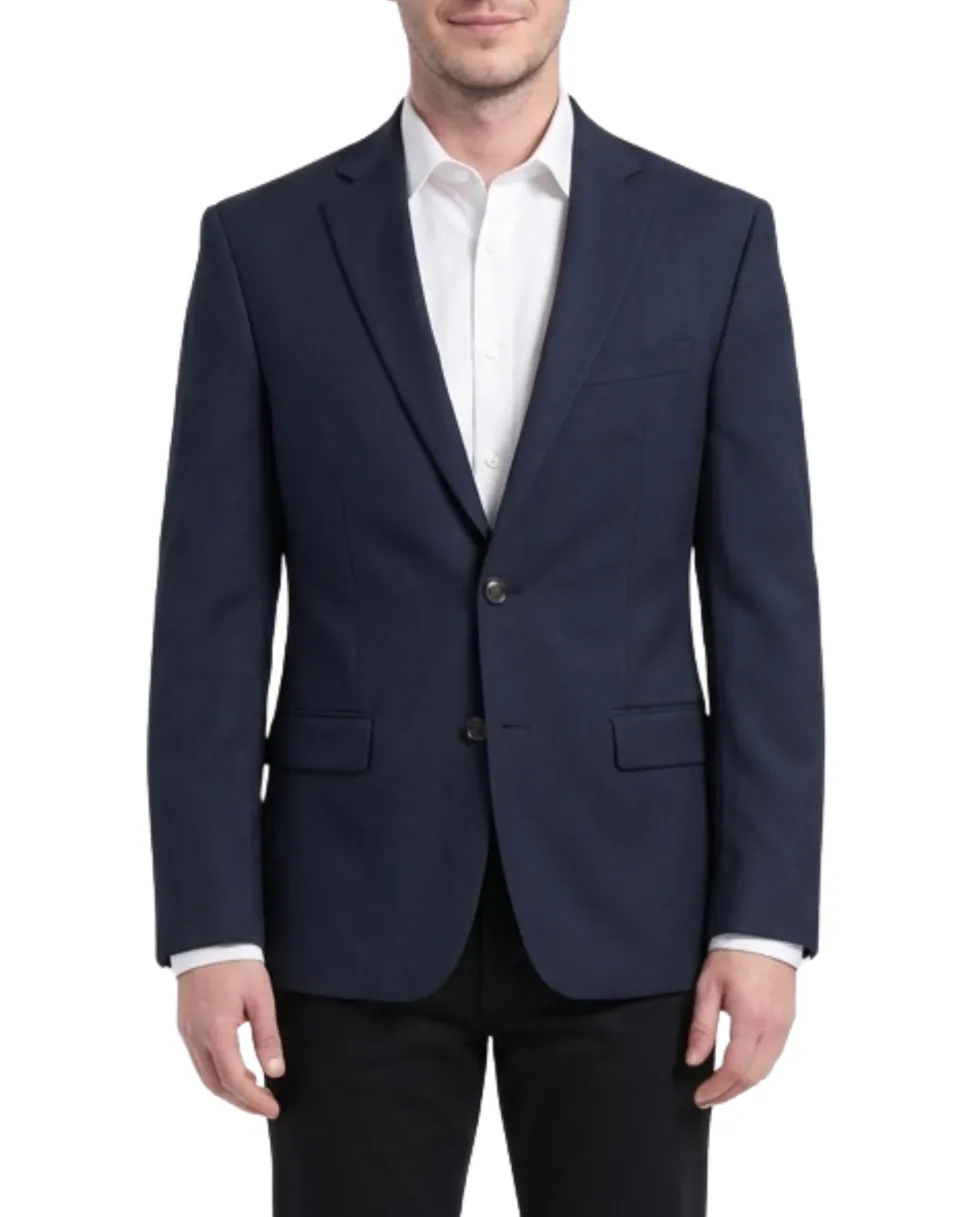 Ralph Lauren Navy Blue Classic Fit Notch Lapel 2-Button Wool Blazer
