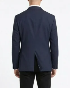 Ralph Lauren Navy Blue Classic Fit Notch Lapel 2-Button Wool Blazer