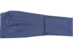 Raphael Birdseye Blue Classic Fit Notch Lapel Wool 2-Button Suit