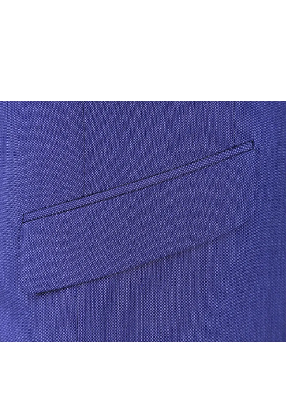 Raphael Blue Textured Slim Fit Notch Lapel Patch Pockets Two Button Stretch Travel Suit