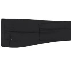 Raphael Classic Fit Solid Black Flat Front Wool Dress Pants