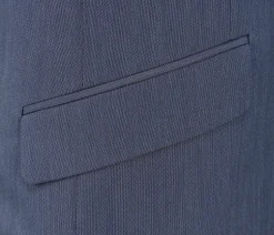 Raphael Medium Blue Textured Slim Fit Notch Lapel Two Button Suit