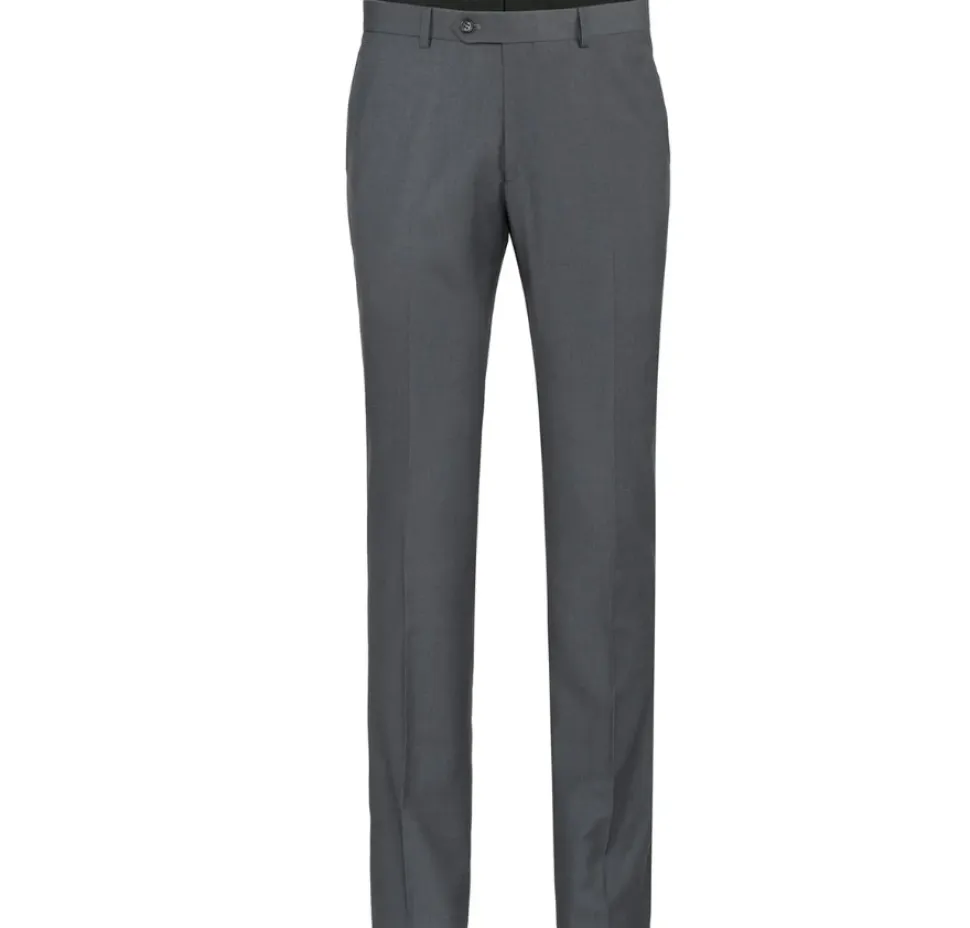 Raphael Men’s Classic Fit Charcoal Gray Notch Lapel Two Button Suit