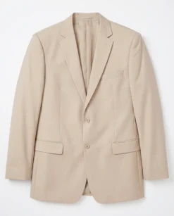 Raphael Mens Classic Fit Tan Notch Lapel Two Button Suit