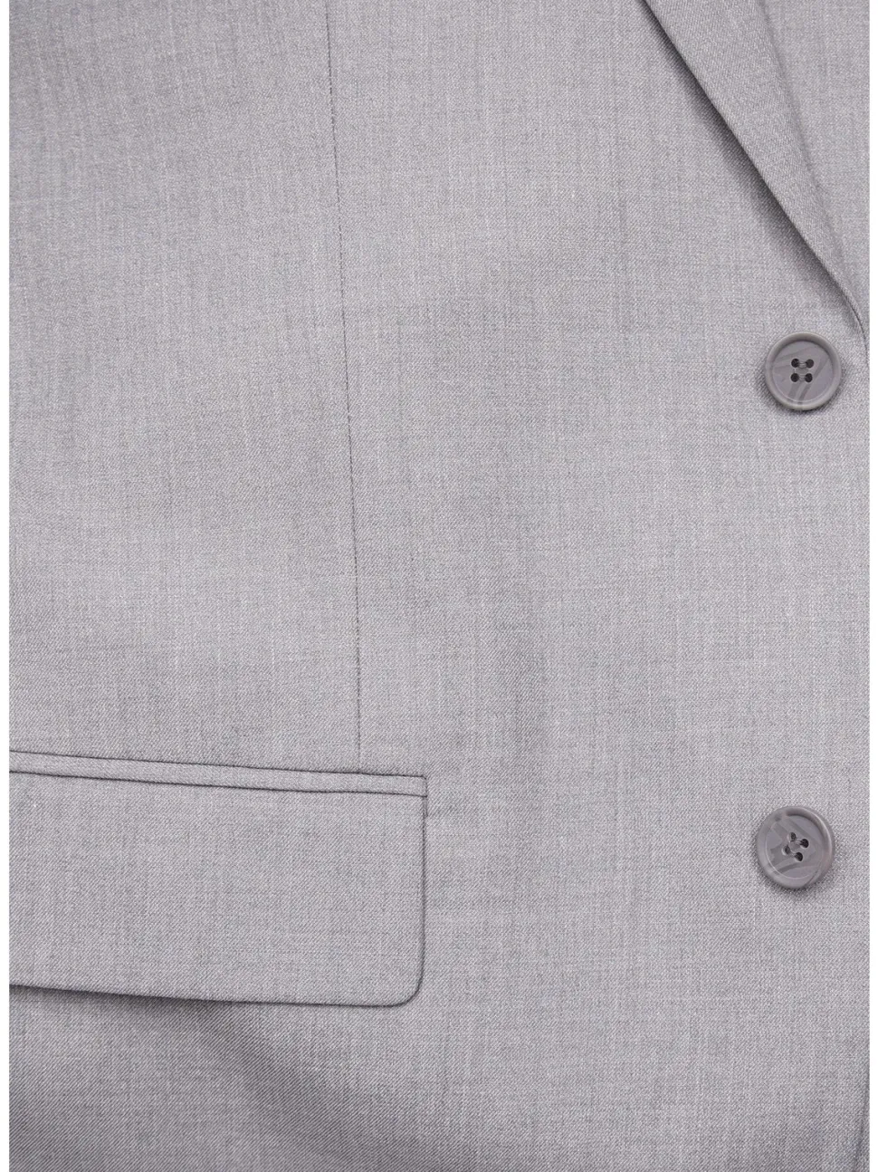 Raphael Men's Gray Regular Classic Fit Two Button Two Piece Suit