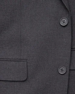 Raphael Men's Regular Classic Fit Charcoal Gray 2 Button Men's Suit