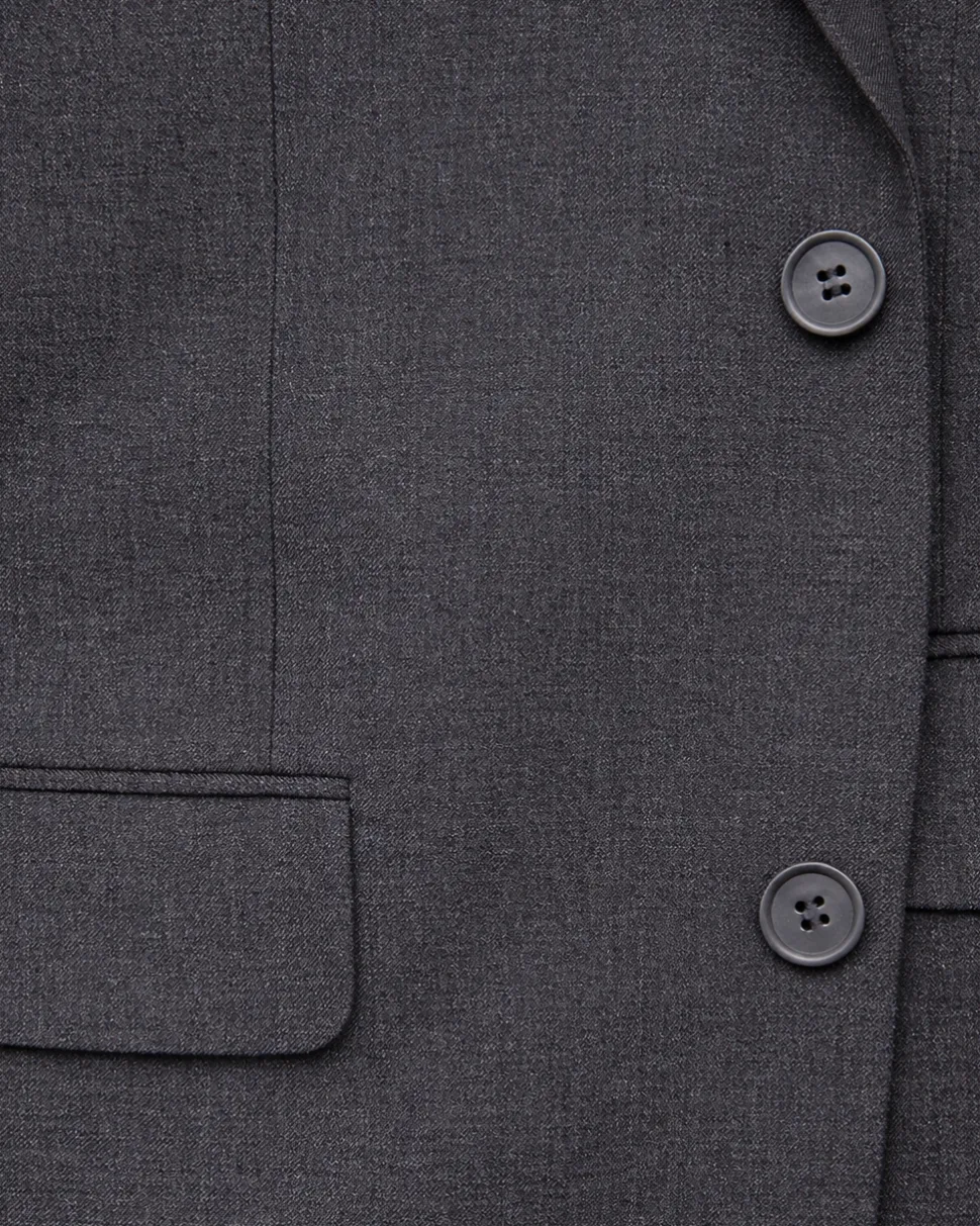 Raphael Men's Regular Classic Fit Charcoal Gray 2 Button Men's Suit