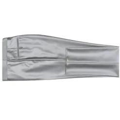 Raphael Men's Silver Sharkskin Slim Fit Notch Lapels Italian Style 2 Button Suit