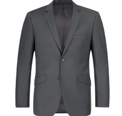 Raphael Men’s Slim Fit Charcoal Gray Notch Lapel Two Button Suit