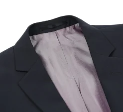 Raphael Men’s Slim Fit Notch Lapel Dark Navy Two Button Suit