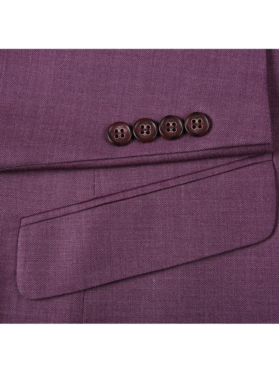 Raphael Men's Slim Fit Notch Lapels Solid Suits