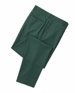 Raphael Mens Solid Green Regular Fit Two Button Suit