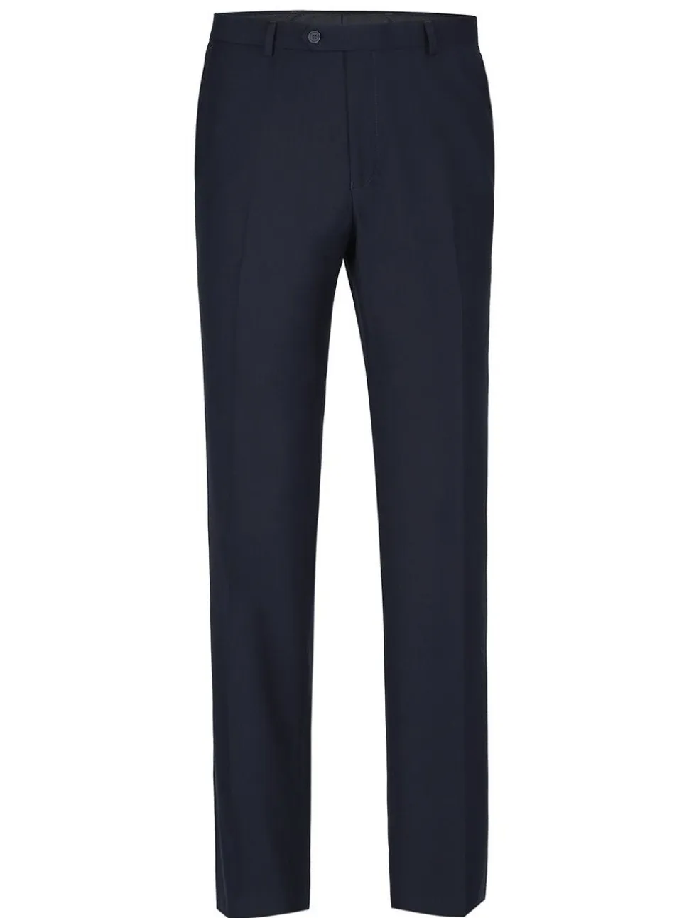 Raphael Men's Washable Flat Front Slim Fit Navy Blue Dress Pants