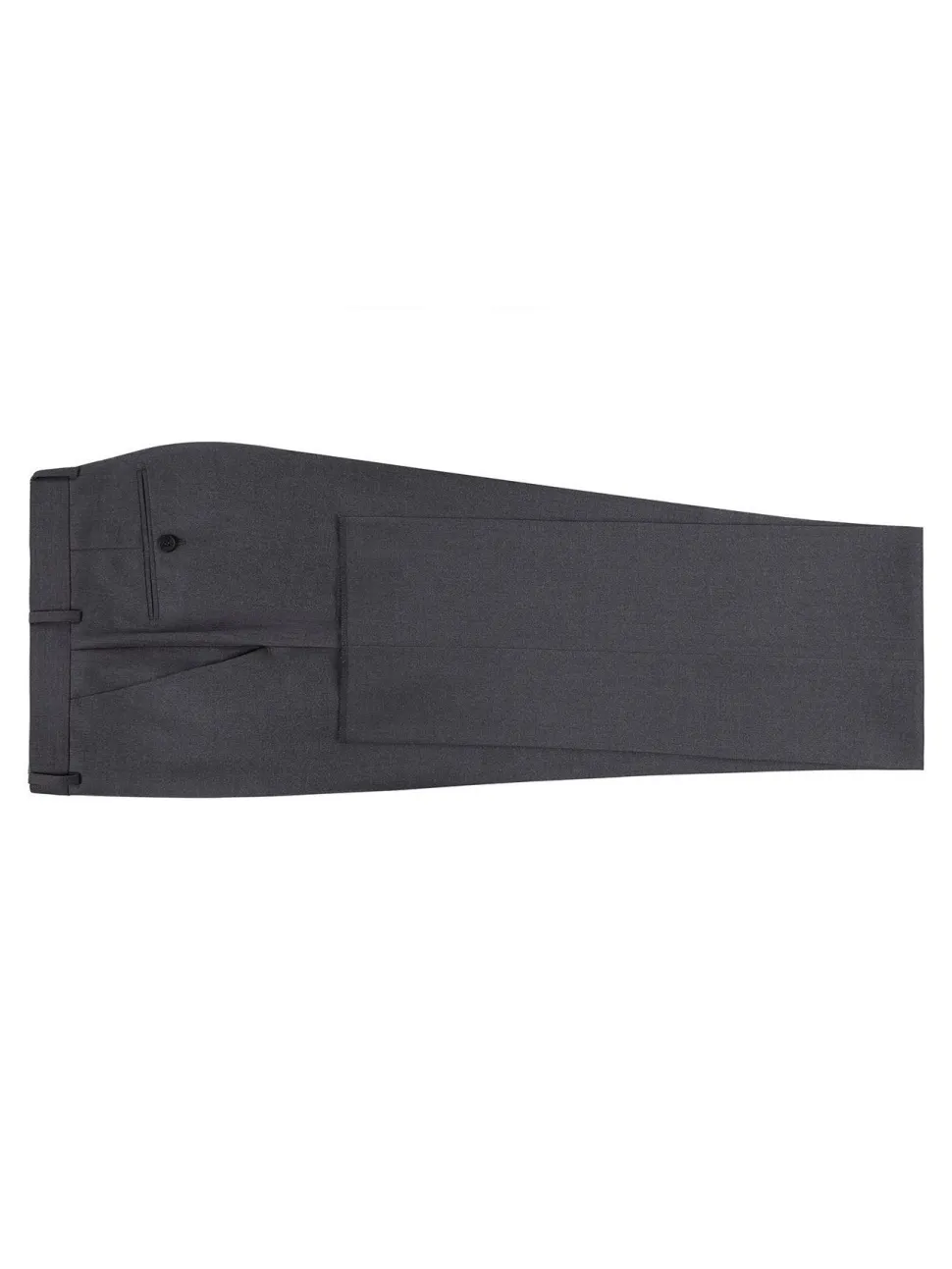 Raphael Men's Washable Flat Front Slim Fit Gray Dress Pants