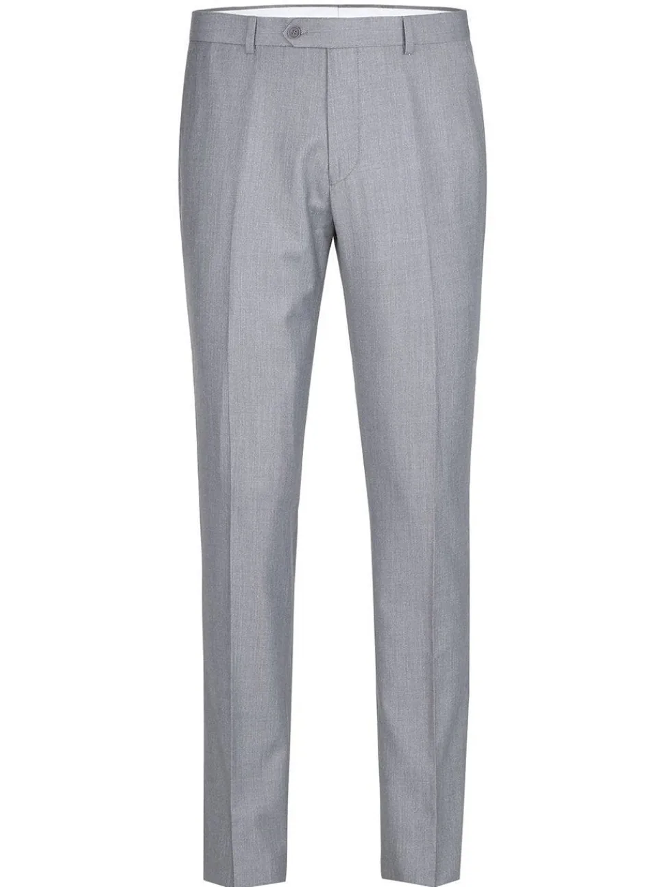 Raphael Men's Washable Flat Front Slim Fit Light Gray Dress Pants