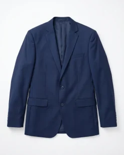Raphael Regular Fit Solid Blue Two Button Suit