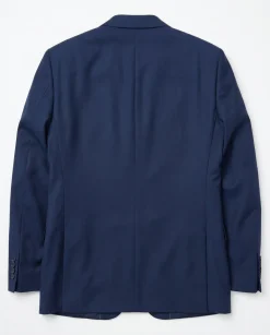 Raphael Regular Fit Solid Blue Two Button Suit