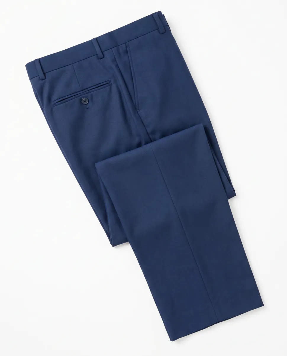Raphael Regular Fit Solid Blue Two Button Suit