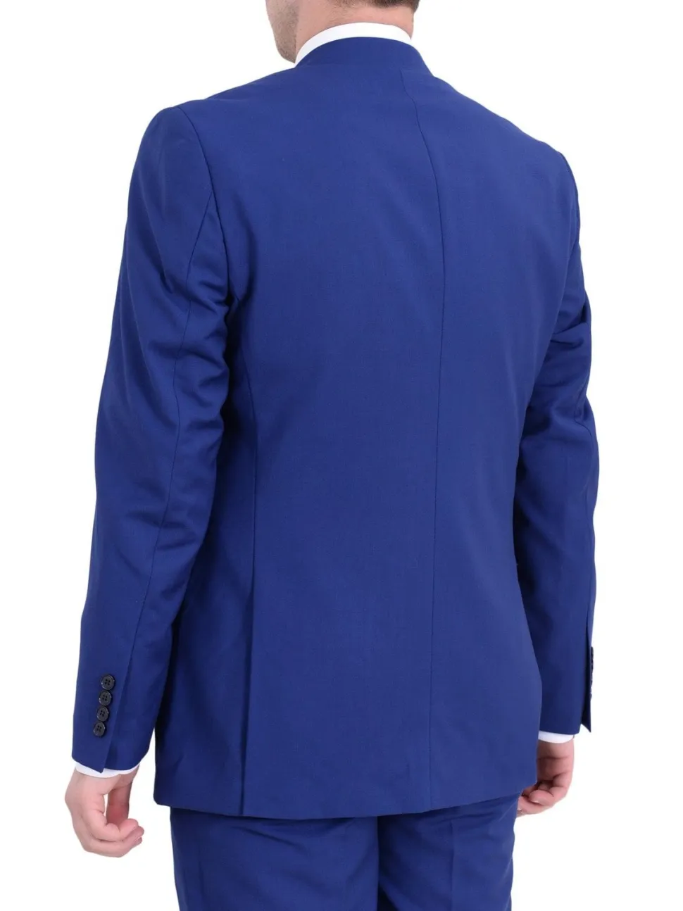 Raphael Slim Fit Solid French Blue Two Button Blazer Sportcoat