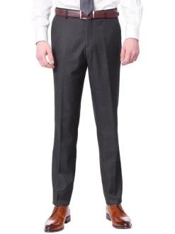 Raphael Slim Fit Solid Medium Gray Two Button Suit