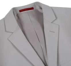 Raphael Solid Beige Notch Lapel Slim Fit Two Button Suit