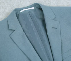 Raphael Solid Light Blue Slim Fit Notch Lapel Two Button Suit
