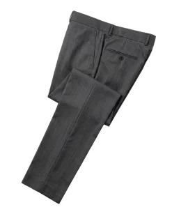Romaster Charcoal Gray Wool Blend Slim Fit Double Breasted 2-Button Suit