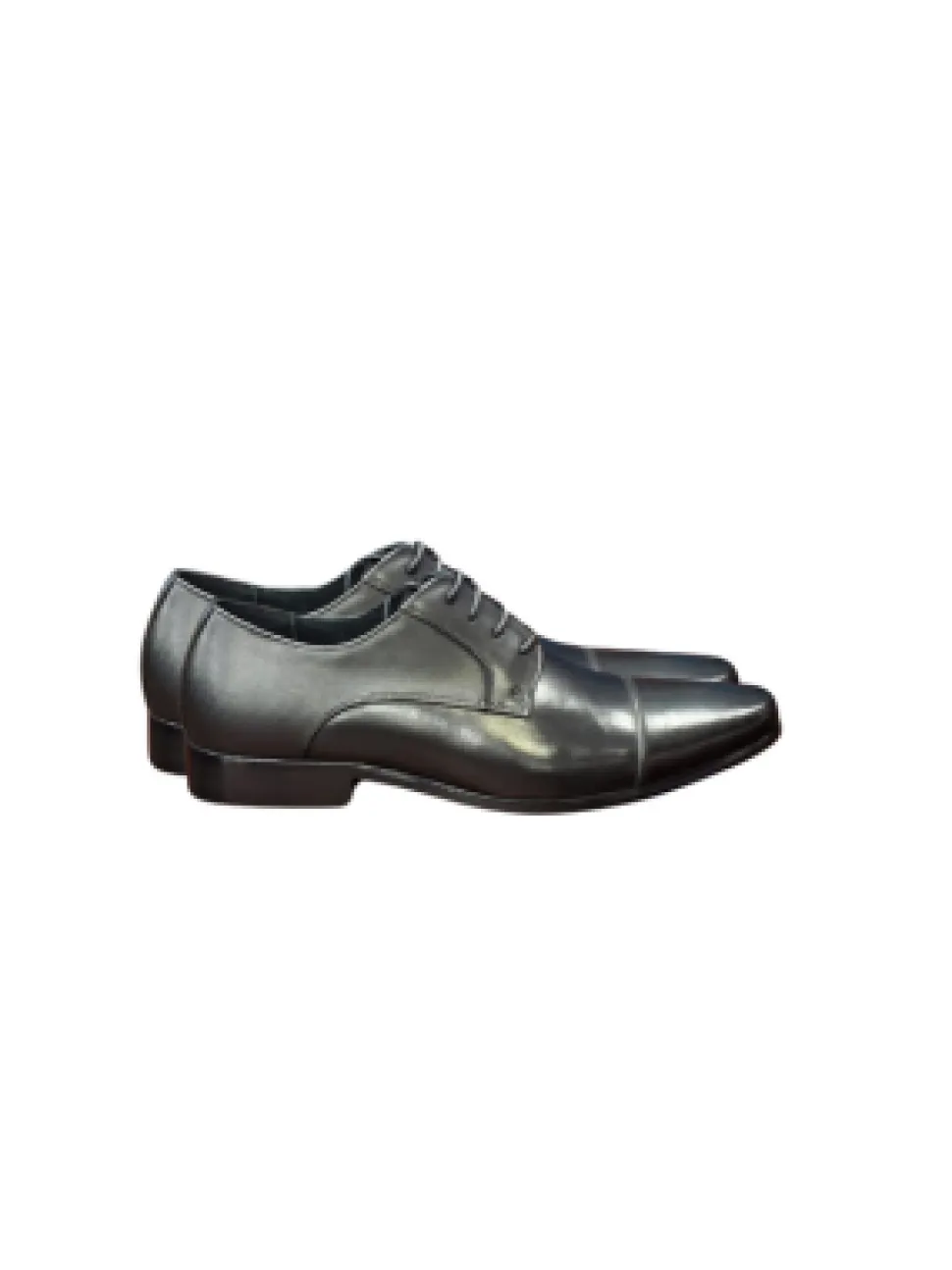 Salo NY Mens Black Cap Toe Lace Up Oxford Leather Dress Shoes