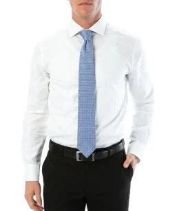 Sartoria Mazara Black Fine Crosshatch Weave Slim Fit Wool 2-Button Suit