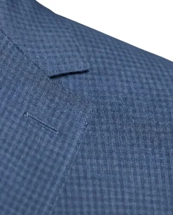 Sartoria Mazara Micro-Textured Black Classic Fit Notch Lapel Wool 2-Button Suit