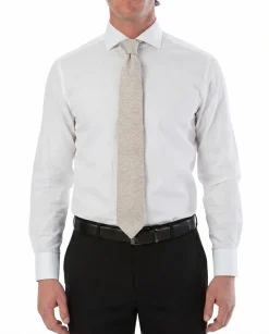 Sartoria Mazara Micro-Textured Black Classic Fit Notch Lapel Wool 2-Button Suit
