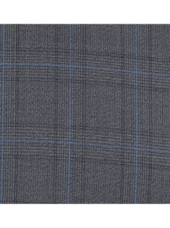 Slim Fit Gray Glen Plaid Zignone Worsted Wool Suit