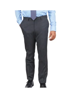 Slim Fit Gray Glen Plaid Zignone Worsted Wool Suit