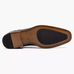 Stacy Adams Penley Men's Brown Leather Cap Toe Oxford Dress Shoes