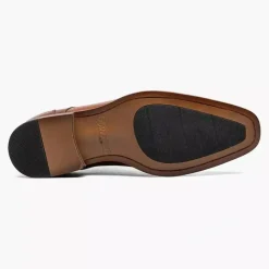 Stacy Adams Penley Men's Cognac Leather Cap Toe Oxford Dress Shoes