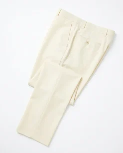 Statement Mens Solid Off-White Notch Lapel Tailored Fit 3-Piece Wool Cashmere Suit - 38R