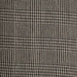 Steven Land Black Glen Check Spread Collar French Cuffs Wrinkle & Shrink Free Cotton Dress Shirt