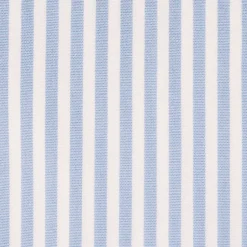 Steven Land Mens Light Blue Striped 100% Cotton French Cuff Dress Shirt