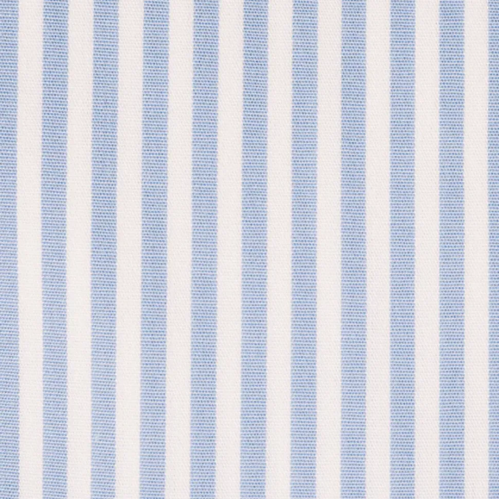 Steven Land Mens Light Blue Striped 100% Cotton French Cuff Dress Shirt
