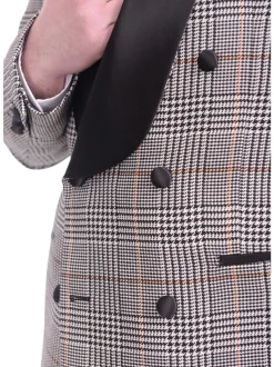 Steven Land Modern Fit Double Breasted Shawl Lapel Dinner Jacket Blazer