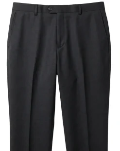 Tovaglia Black Tonal Plaid Half-Canvassed Slim Fit Notch Lapels 100% Wool Suit