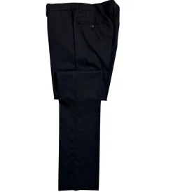 Versace Collection Mens Solid Black Peak Lapel Slim Fit 2-Button Wool Suit - 42R