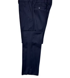 Versace Collection Mens Solid Dark Blue Notch Lapel Classic Fit 2-Button Wool Suit - 44L